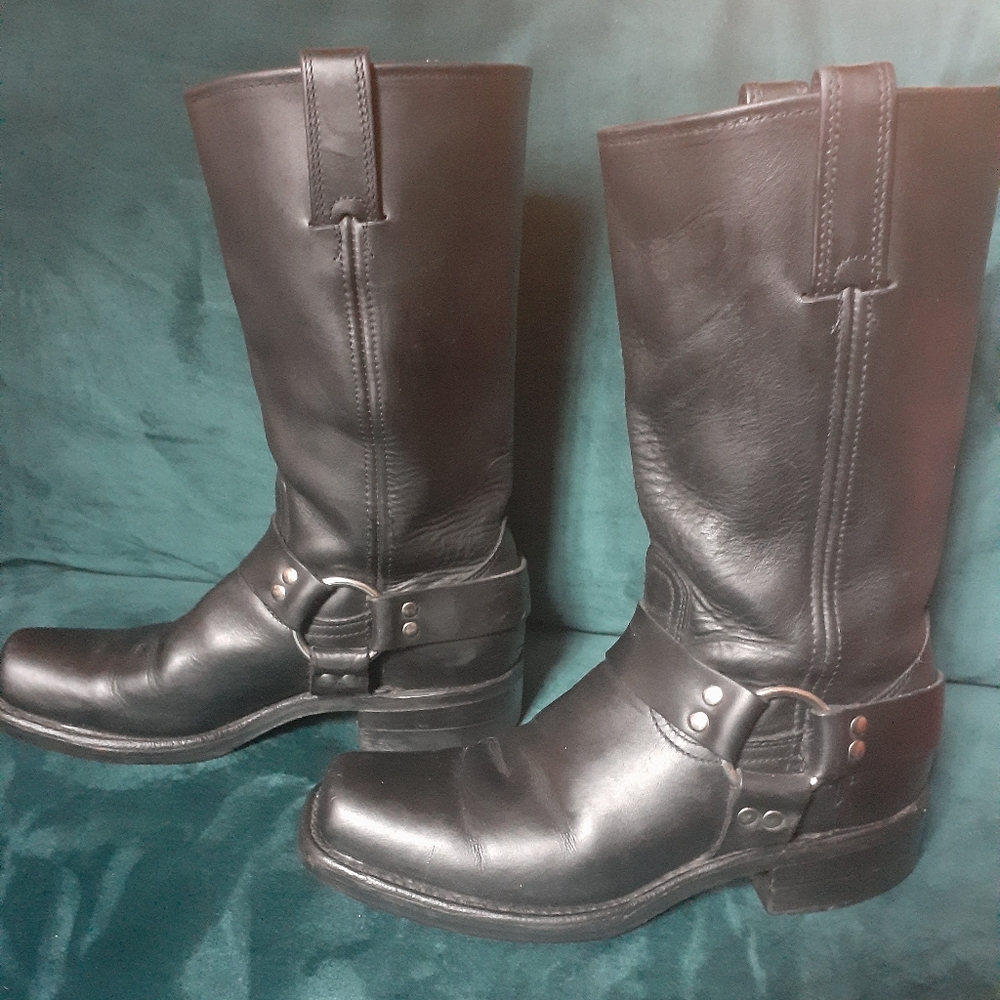 Frye 12R Harness Boots Size 8 Women's